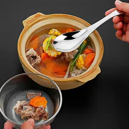 xaca Stainless Steel Spoon Heavy Duty Stainless Steel Soup Spoon Set image 3