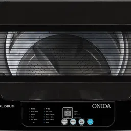 onida 7.5 kg 5 Star With Hexa Crystal Drum Technology Fully Automatic Top Load Black, Grey image 3