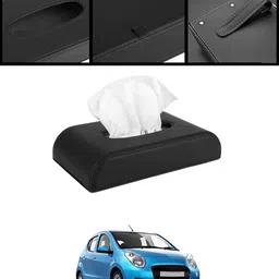ayw Universal Black D Shape Leatherite Tissue Holder For Car/Home-24 Vehicle Tissue Dispenser-picture-31