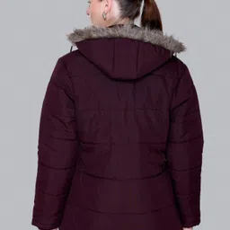 karori Women Solid Parka Jacket image 2