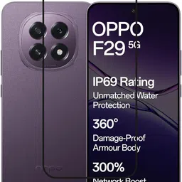 EITANSHA CREATION Edge To Edge Tempered Glass for OPPO F29 5G, Oppo F29 image 1