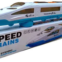 toysale High Speed Bullet Train Toy - 3D Lighting and Musical Fun Sounds - Toy for Kids-picture-12