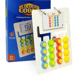 smart kids Colour Coder Montessori Slide Puzzle Toy for Kids – 15 Matching Challenges-picture-15