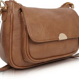 lancer Tan Women Sling Bag Casual Trendy Hobo Shoulder Crossbody Travel Side Sling bag for Women-picture-11