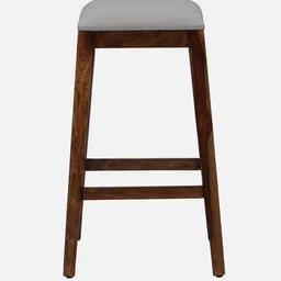 woodsworth from pepperfry Segur Sheesham Wood Bar Stool In Provincial Teak Finish image 5