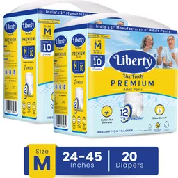 Premium Pants Unisex, Waist Size (61-115 cm | 24-45 Inches) (Pack of 2) Adult Diapers - M-image-8