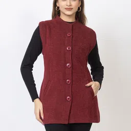 twenty me Solid Women Waistcoat-picture-17