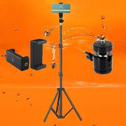 ZAXART professional tripod with clip in low price Monopod , Tripod Kit Ring Flash-image-9