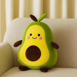 marselite Adorable Avocado Toy | Avocado Soft Cushion Pillow |Soft Fruit Stuffed Toy - 35 cm-picture-35