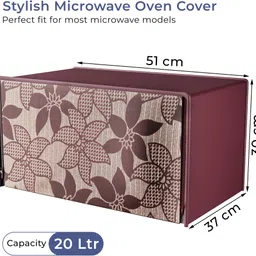kuber industries Microwave Oven Cover image 3