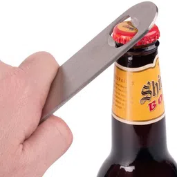 bridge2shopping 689157749774 Bartender Stainless Steel Bottle Cap Opener (18 x 4 cm) Bottle Opener image 2