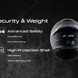 axor Saber Motorbike Helmet image 4