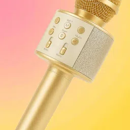 3baan X215 Rechargeable Bluetooth Mic for Parties & Home Karaoke – Gold Finish Microphone-picture-37