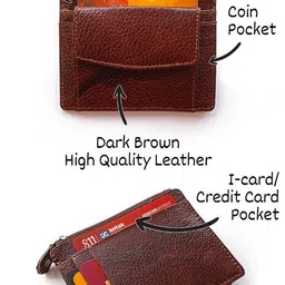 faztroo Men Brown Genuine Leather Wallet image 2