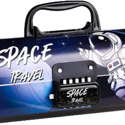manaki enterprise Multilayer Password Lock Pencil Box, Plastic Cartoon Print Pen Case for Girls, Large Capacity Stylish Pencil Box for Boy Art Plastic Pencil Box-picture-26