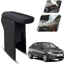 Premium Armrest For Tata Tigor with Moulded Foam(Nappa,Double Black Stitching) Car Armrest-image-49