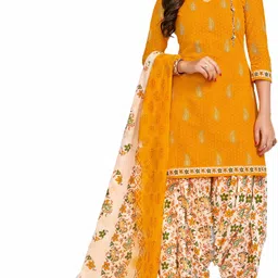 miraan Unstitched Cotton Blend Salwar Suit Material Printed-picture-23