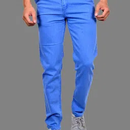 dwiden Men Regular Mid Rise Light Blue Jeans-picture-24