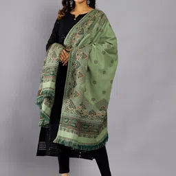 HANDICRAFT PALACE Ethnic Motifs Woven Design Shawl-picture-34