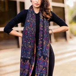 SWI Stylish Floral Woven Design Shawl-picture-18
