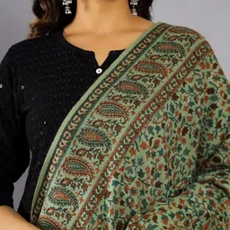 HANDICRAFT PALACE Ethnic Motifs Woven Design Shawl image 2