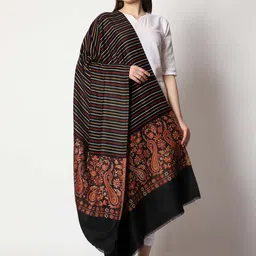 SWI Stylish Ethnic Motif Woven Design Shawl image 3
