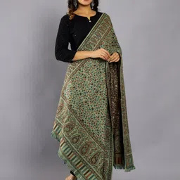 HANDICRAFT PALACE Ethnic Motifs Woven Design Shawl image 3