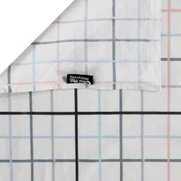 chui mui Cream Floral 300 TC Cotton Queen Sized Fitted Bed Sheets with 2 Pillow Covers image 5