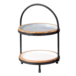 nestroots Medina Buffet Organizer - Grey & White image 3