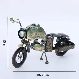 decorum Bike White Metal Pen Holder image 2