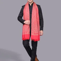 GREEN AGRITECH Polyester Wool Blend Woven Men Shawl image 2