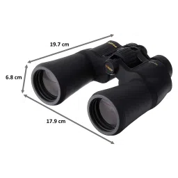Nikon Aculon A211 12x 50mm Porro Prism Optical Binoculars (Superior Optical Performance, BAA815SA, Black) image 2