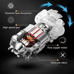 DEETTO Hand mixer Beater Beat Cream for Cakes 5 Speed Control Electric Hand Mixer,Hand Blender, Egg Beater, Cake maker, Beater Cream Mix, Food Blender 500W / 220V-240V (Electric Hand Beater) image 5