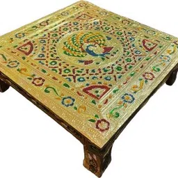 celestino Wooden All Purpose Chowki image 3