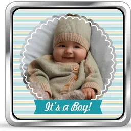 BIS Hallmarked Personalized New Born Baby (NB-NEW17-20G501) S 999 20 g Silver Coin-image-41