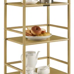 basic build Metal Rolling Trolley Iron Kitchen Trolley-picture-46