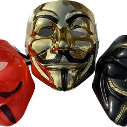 aaru singh 3 multicolor vendetta, mask combo pack Party Mask-picture-16
