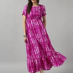 raiyani fashion Printed Crepe Stitched Anarkali Gown-picture-25