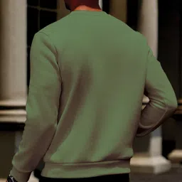 kajaru Men Full Sleeve Solid Sweatshirt image 2