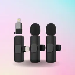 guggu K9 Dual Wireless Mic WithCollar Microphone for YouTube &Live Voice RecordingF473 Microphone-picture-18