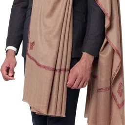 Kashmiri queen Wool Embroidered Men Shawl-picture-18