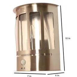 eliante by jainsons lights Caliente Silver Mild Steel Outdoor Wall Light image 5