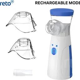 CRETO Portable Inbuilt Battery Rechargeable Mesh Nebulizer for Kids and Adults- Nebulizer-picture-11