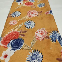 sanju Unstitched Crepe Kurta Fabric Printed image 2