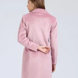 young club classic GERMAN VELVET Self Design Coat For Women image 2