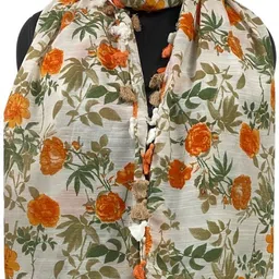 shawkh Printed Cotton Blend Women Multicolor Stole-picture-15