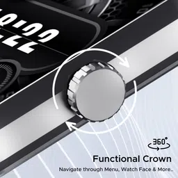 boAt Ultima Select w/ 2.01" AMOLED Display, BT Calling, Functional Crown, QR Code Smartwatch image 3