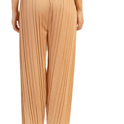 irha Pack of 3 Women Regular Fit Multicolor Viscose Rayon Trousers image 2