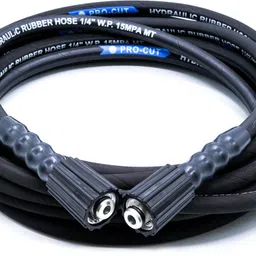jpt Pressure Washer Hose Pipe 8 Meter Upto 2500 PSI Black Molded FOR STARQ,REQTECH Pressure Washer-picture-14