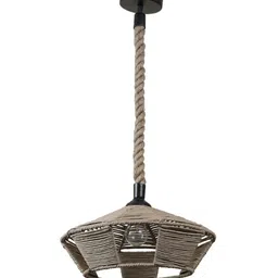eliante by jainsons lights Berezne Brown Rope Hanging Light image 4
